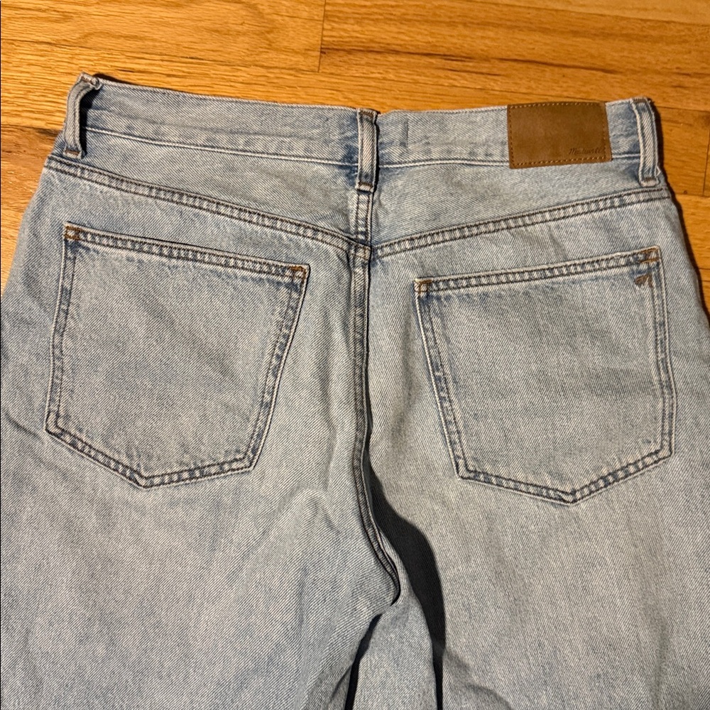 Madewell Super Wide Leg Light Blue Jeans - Picture 5 of 5